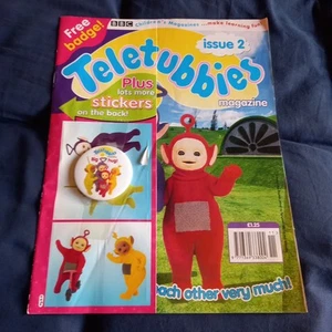 HIGHLY COLLECTABLE, 1997 TELETUBBIES MAGAZINE WITH GIFT, ISSUE 2 - Picture 1 of 8