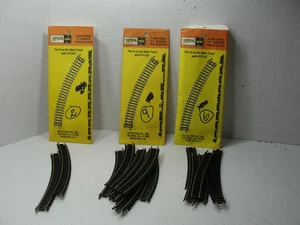 N Scale Atlas Radius Curved Track Nickel Silver 17 Mixed lot - Picture 1 of 1