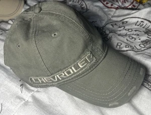 GM Licensed Chevrolet Cap Hat Snapback Vintage Distressed - Picture 1 of 5