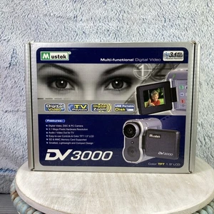 Mustek DV3000 Multifunktions Digital Videokamera mit 1,5 Zoll LCD 2x Digitalzoom - Bild 1 von 13
