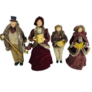Dickens Familie Weihnachtslieder Harz Figuren Figuren 20" groß 4er Set - Bild 1 von 13