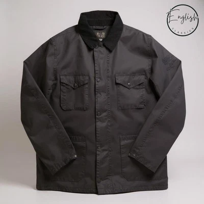 Chaqueta de cera Barbour International Steve McQueen Lawtell para hombre grande azul marino Foto 1 de 4