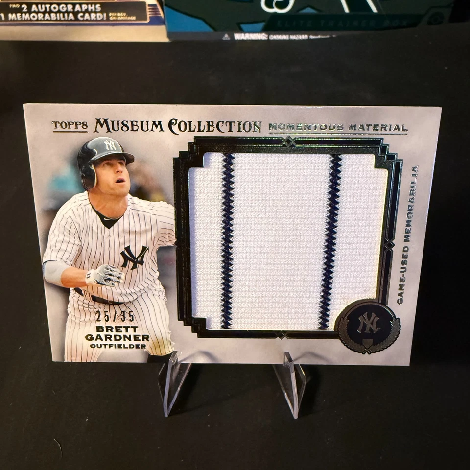 Brett Gardner - Colección Museo Topps 2013 - Reliquia Jumbo /35 - Yankees Foto 1 de 3