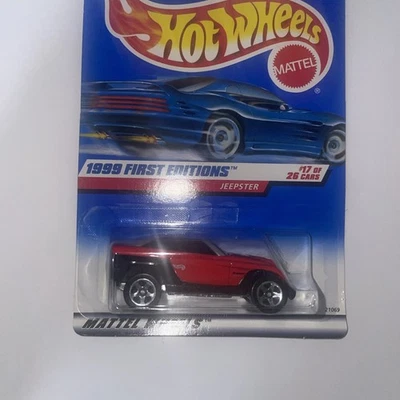 HOT WHEELS 1999 FIRST EDITIONS JEEPSTER IN RED #17/26 OR COLLECTOR #922 - Image 1 of 4