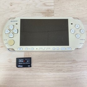 PSP-3000 Pearl White Sony PlayStation Portable Console Used