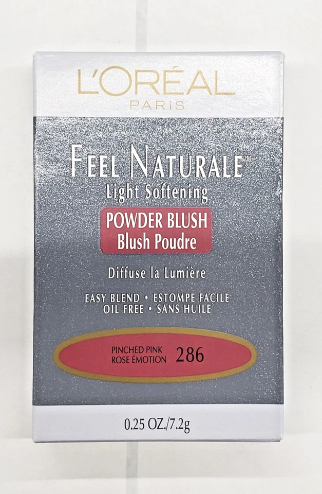 NEW L'Oréal Feel Naturale Light Softening Powder Blush-286 PINCHED PINK - Image 1 of 1