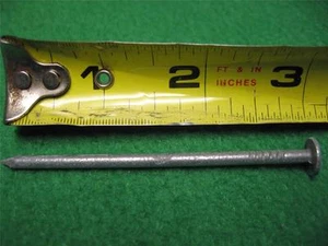 20 lb EG 3" GALVANIZADO CLAVO DE MANO INTERMITENTE TEJA TECHO CLAVOS CLAVOS - Imagen 1 de 1