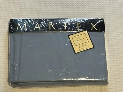 Martex Vintage- NEW - Premium Long Twin Fitted Sheet - Wedgwood Blue Deep Fitted - Image 1 of 4