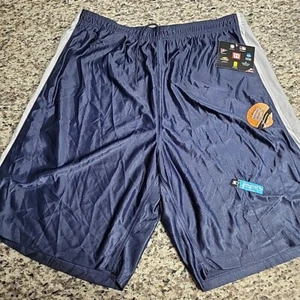 LAYER 8 QWICK DRY Shorts Athletic ACTIVE PERFORMANCE GYM Blue XXL Stretch - Picture 1 of 7