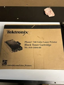 Tektronix Black Toner Cartridge 016-1684-00 for Phaser 740 Color Laser Printer - Picture 1 of 1