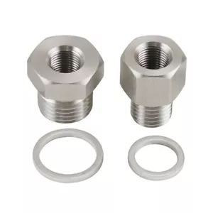 Oil Pressure Sensor Coolant Temp Gauge Adapter for Chevrolet LS1 LS2 LS3 LS7 - Foto 1 di 8