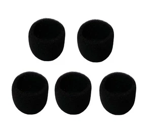 5 Pack Black Microphone Inner Windscreens Windsock for shure sm58 beta58 Mike - Picture 1 of 1