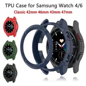 Case Shell Hollow for Samsung Galaxy Watch 6 Classic 43mm 47mm Cover TPU - Picture 1 of 14