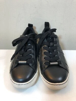 Zapatillas deportivas deportivas para mujer Earth Brand 'Zag' de cuero negro con cordones talla 6 Foto 1 de 4