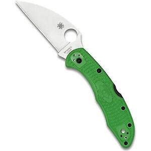 Spyderco Salt 2 Folding Knife with Wharncliffe LC200N Steel Blade and