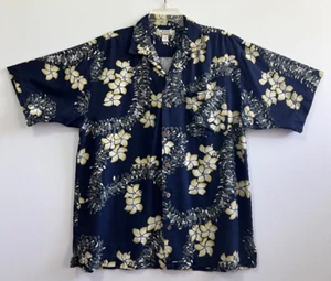 Tommy Bahama Herren Aloha Hemd Gr. M 100% Seide Orchidee Lei Design - Bild 1 von 5