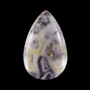 Mexican Crazy Lace Agate 49x31x7mm bead GD809118 - Picture 1 of 2