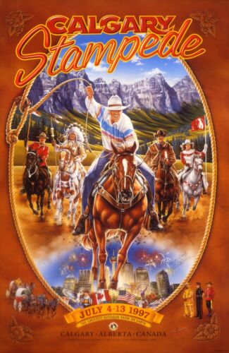 The Calgary Stampede 1997 Poster Print