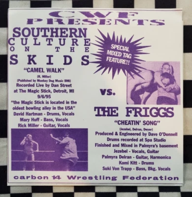 CWF Presents: A Rock And Roll Tag Team Spectacular! 7" vinyl by Various 1995 VG+ - Image 1 of 4