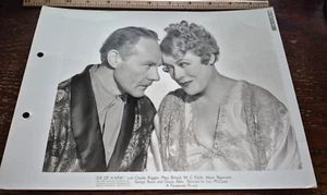 1933 antique MOVIE STILL PHOTO FILM CLIP W C Fields Mary Boland in SIX OF A KIND - Picture 1 of 6
