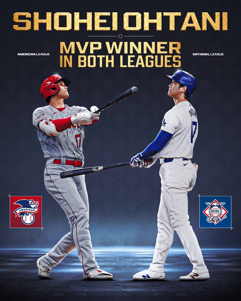 Shohei Ohtani 8x10 photo Los Angeles Dodgers 2024 NL MVP - Image 1 of 1