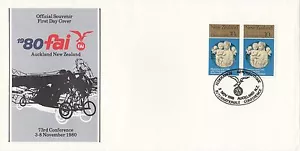 (91943) Nueva Zelanda FDC Navidad Fai Conferencia Aeronáutica Auckland 1980 - Imagen 1 de 1
