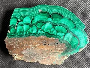 Losa de cristal de malaquita, piedra de malaquita verde, fabricación de joyas, decoración del hogar, 50396 - Imagen 1 de 6