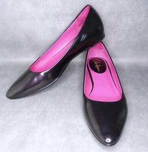 COLE HAAN WOMENS SHOES 9 B PATENT LEATHER FLATS WINE PATENT POINTED TOE - Picture 1 of 7