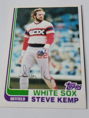 STEVE KEMP 1982 Topps Traded #54T.  WHITE SOX - Image 1 of 2