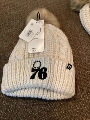 Philadelphia 76ers 47 Brand Winter Hat Womens New $34 Tag - Image 1 of 3