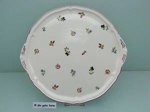 VILLEROY & BOCH - -- Petite Fleur - 1x PLACA TARTA con mango Ø 30 - -- muy buena - Imagen 1 de 2