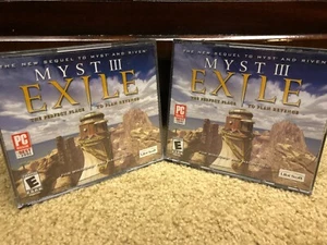 (2) Myst III Exile (PC, 2001) 4-disc plus manual Jewel Case PC Magazine label - Picture 1 of 3