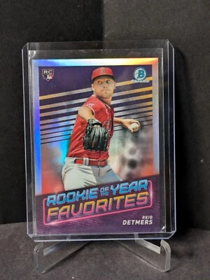 2022 Bowman Chrome Rookie Of The Year Favorites #ROYF14 Reid Detmers - Image 1 of 2