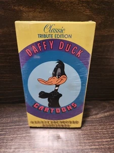 Four (4) 1940's Daffy Duck Cartoons on VHS 1989 Sealed in Original Plastic Wrap - Picture 1 of 2
