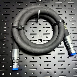 Gruppo Tubo Idraulico 3/8” x 84” con Estremità 1/2 FEMMINA JIC37°, #8 JIC Girevole - Foto 1 di 4