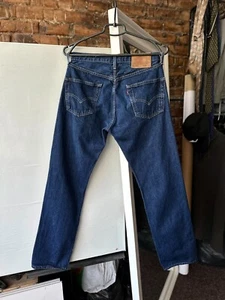 Men’s Jeans Levis Premium 501 Dark Blue Size: 28/30 - Picture 1 of 13