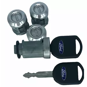 2004 2005 2006 Ford F150 Ignition Switch Lock Cylinder Door Tailgate 2 H92 Keys - Picture 1 of 3