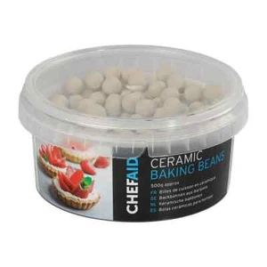 CHEF AID 500g REUSABLE CERAMIC BAKING BEANS IN STORAGE TUB - Picture 1 of 1
