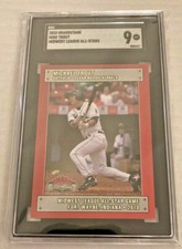 2010 Grandstand Mike Trout Midwest League All-Stars Rookie SGC 9 Mint Rare