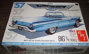 AMT 1957 Ford Thunderbird Plastic Model Car Vehicle Kit - 1/16 Scale #1206 NEW! - Picture 1 of 3