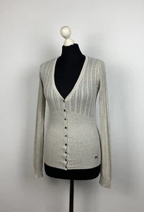 D&G Dolce & Gabbana women's cardigan 75% silk 25% lurex Size L - Picture 1 of 6