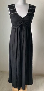 ALBA MODA N.C.C. Maxikleid Kleid Gr. 36 schwarz Glitzernieten Sommer mit Etikett - Bild 1 von 9