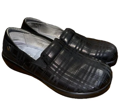 Zueco sin cordones negro Alegria Keli a cuadros para conocerte UE 41 EE. UU. 10,5-11 $140 Foto 1 de 4