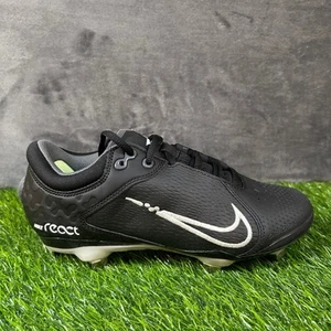 Nike Hyperdiamond 4 React Softball Metal Cleats Black Cushioning Women's 6.5 - Picture 1 of 14