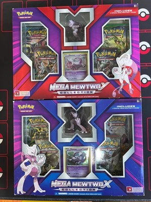 Pokémon TCG: Mega Mewtwo XY Figure Collection Box XY 2015 New Factory Sealed - Image 1 of 4