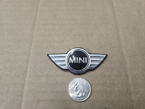 Mini OEM 2.75" Steering Wheel Horn Pad Button Emblem Badge Logo Name Insignia - Picture 1 of 4