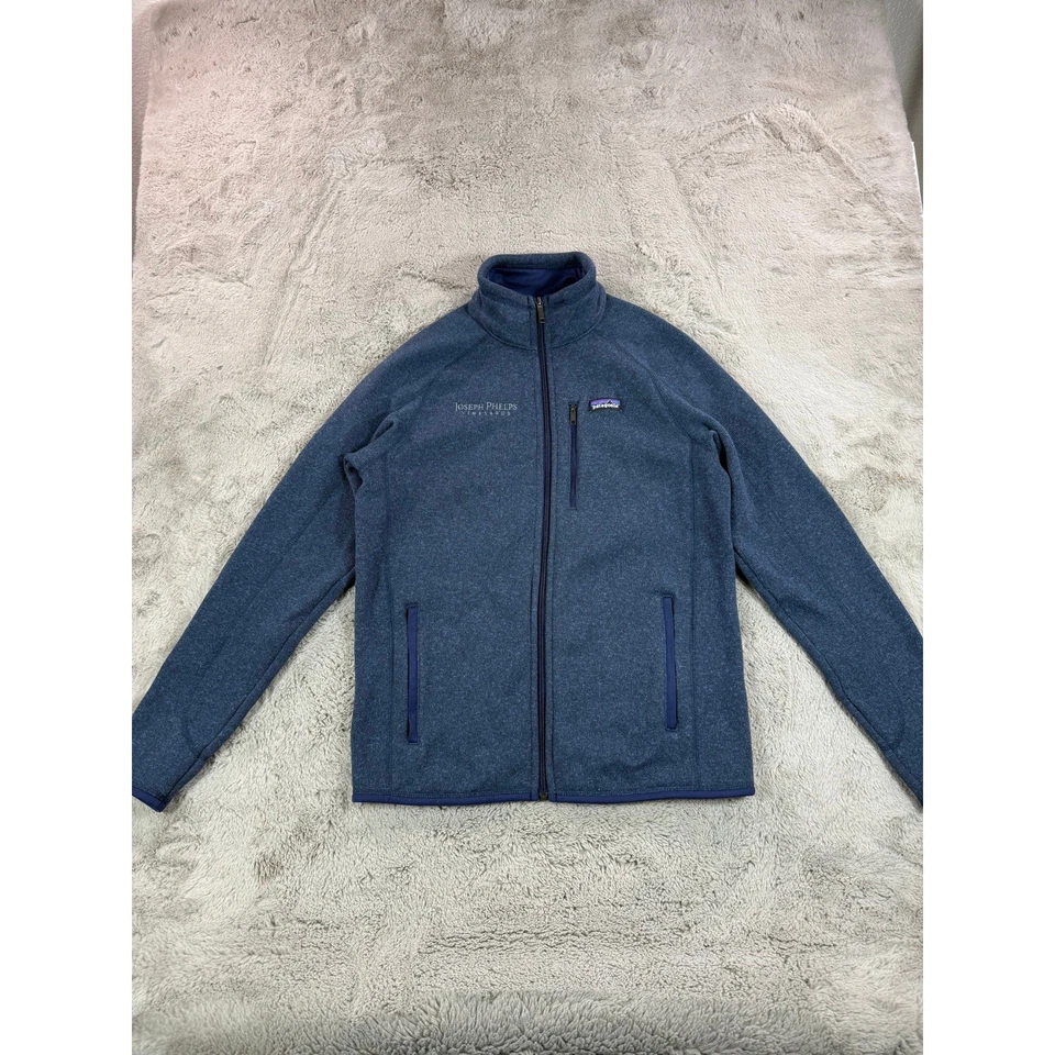 Chaqueta polar Joseph Phelps Vineyards bordada azul talla M nueva sin etiquetas Patagonia para hombre Foto 1 de 4