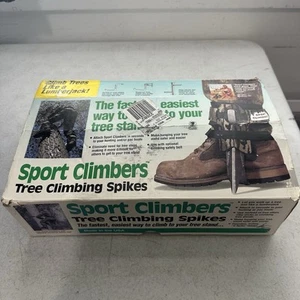Sport Climbers Deer Saddle Hunting Tree Climbing Spikes - Complete Used - Picture 1 of 5
