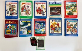 Lot of 11 Intellivision Games with 10 COMPLETE CIB Boxed - Manuals and Overlays