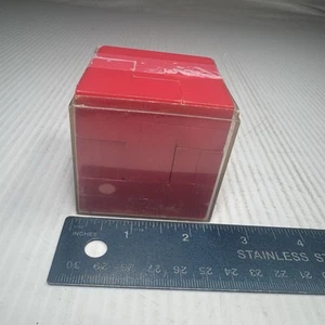 Vintage SOMA Cube Puzzle Game by Piet Hein with Original Base and Instructions - Picture 1 of 3